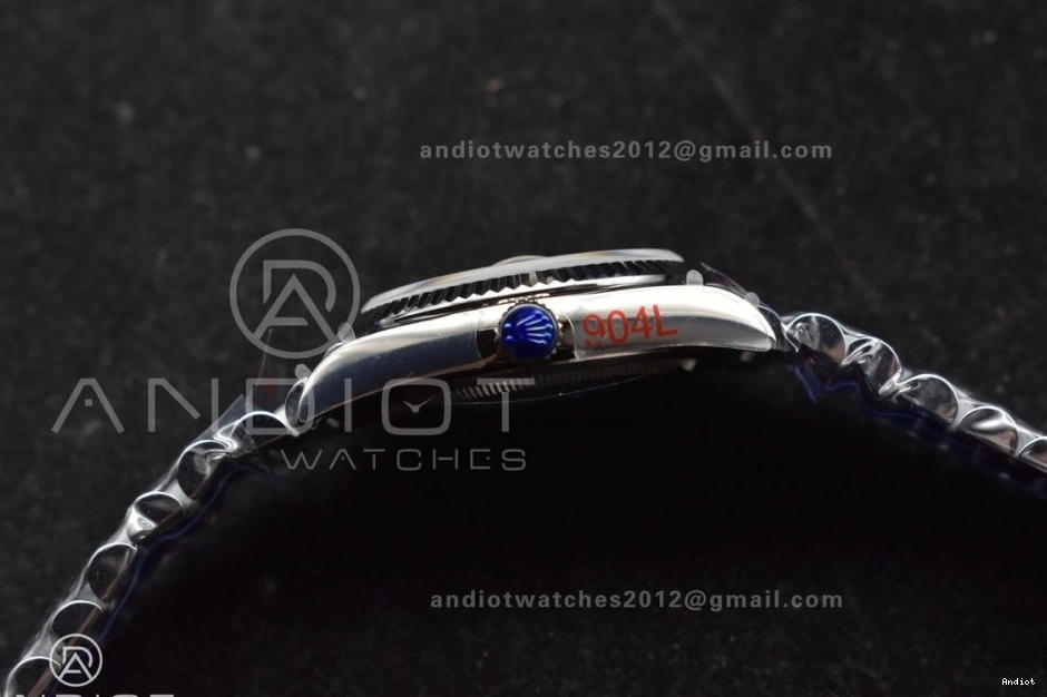 (Gain Dial Bracelet 904L Blue on Edition 36 President Weight) V5 SS vr3255 QF Best DayDate Steel 0323